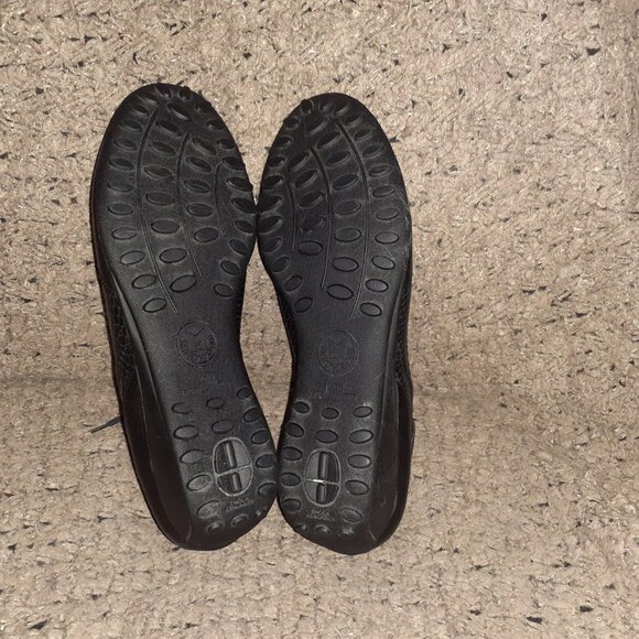 MEPHISTO Air-Jet-Black Leather/Snake Pattern-Lace-Up Sneakers-Sz 9.5-Excellent - Picture 9 of 9